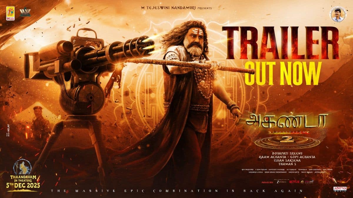 ஜெய் பாலையா...வெளியானது அகண்டா 2 படத்தின் மிரட்டும் டிரைலர்