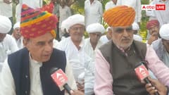 जोधपुर: सुनवाई के लिए जमीन पर बैठे मंत्री झाबर सिंह खर्रा और जोगाराम पटेल, गहलोत पर बोला हमला