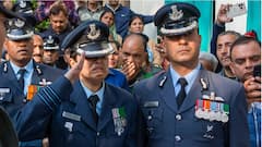 With Tears And A Salute, IAF Officer Afshan Bids Farewell To Husband Wing Commander Namansh Syal