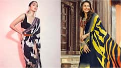 Bold, Beautiful, And Striped: Bollywood Divas Inpired Striped Saree Looks You’ll Want To Recreate