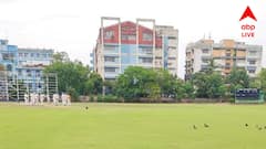 বৃষ্টি নেই অথচ পিচ ভিজে? ২ ঘণ্টা ১০ মিনিট পরে শুরু স্থানীয় ক্রিকেটের ম্যাচ! তুঙ্গে চাপানউতোর