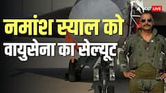 लड़ाकू विमान के पास खड़े स्याल की तस्वीर पोस्ट कर क्या बोली वायुसेना, शेयर किया अंतिम विदाई का वीडियो