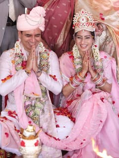 शादी के बंधन में बंधे 'क्योंकि सास भी...' फेम अश्लेषा सावंत और संदीप बसवाना, देखें ड्रीमी वेडिंग फोटोज