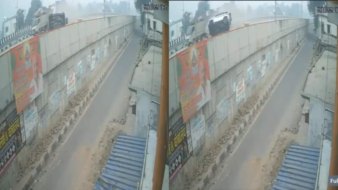 Speeding Bolero Overturns After Slamming Into Mini-Truck On Gorakhpur–Varanasi Highway | WATCH