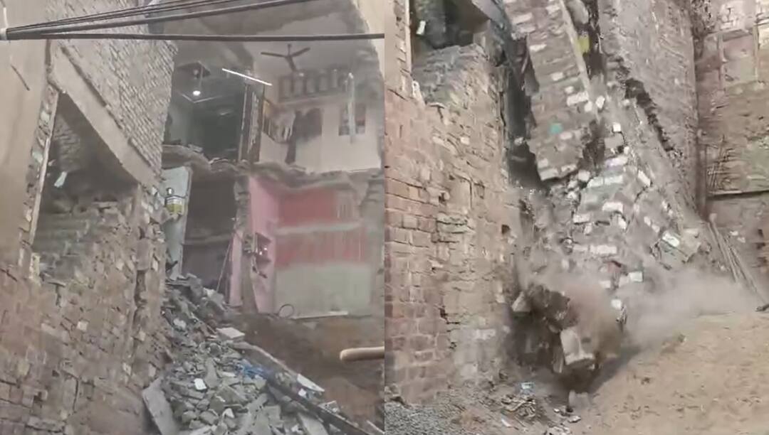 जोधपुर में बड़ा हादसा, सोजती गेट पर तीन मंजिला मकान धराशायी, मची अफरा-तफरी Jodhpur Building Collapse Old House Falls in Busy Sojati Gate Market No Casualties ann जोधपुर में बड़ा हादसा, सोजती गेट पर तीन मंजिला मकान धराशायी, मची अफरा-तफरी