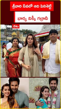 శ్రీవారి సేవలో ఆది పిన్నిశెట్టి భార్య