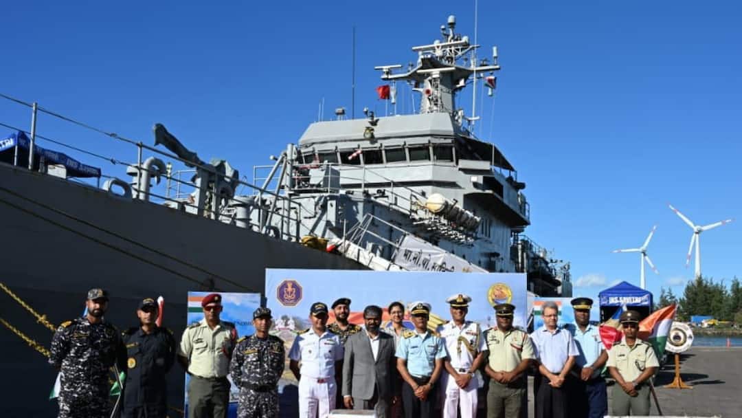 INS Savitri Reaches Seychelles To Strengthen Maritime Cooperation And Launch Joint EEZ Surveillance