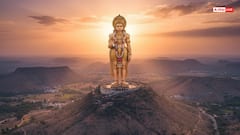 Hanuman Statue: गिरिराज पर्वत पर 111 फीट ऊंची हनुमान प्रतिमा, गुरुग्राम में बन रही अनोखी संरचना