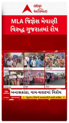 Protest Against Jignesh Mevani In Gujarat : ગુજરાતમાં મેવાણી સામે આક્રોશ