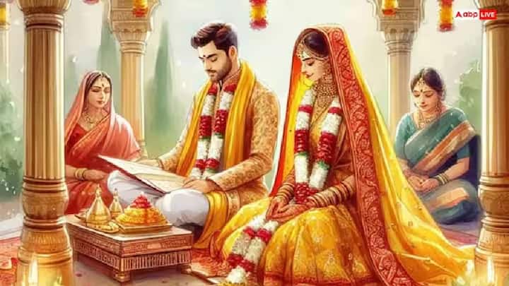Hindu Vivah Rituals: હિન્દુ શાસ્ત્રોમાં, કન્યા માટે વરરાજાની ડાબી બાજુ બેસવું શુભ માનવામાં આવે છે. લગ્ન પછી પણ પત્ની પતિની ડાબી બાજુ બેસીને બધી શુભ વિધિઓ કરે છે. આ પાછળનું કારણ જાણો.