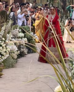 Netra-Vamsi wedding Album: लाल सुर्ख जोड़े में दुल्हन बनी थीं नेत्रा मंटेना, देखे हल्दी से लेकर वरमाला तक की पूरी वेडिंग एल्बम