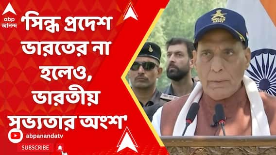 'আজ সিন্ধ প্রদেশ ভারতের অংশ না হলেও, ভারতীয় সভ্যতার অংশ', মন্তব্য রাজনাথ সিংহর