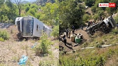 उत्तराखंड: टिहरी में दर्दनाक सड़क हादसा, श्रद्धालुओं से भरी बस खाई में गिरी, 5 की मौत, कई घायल