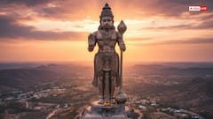 Hanuman Statue: गिरिराज पर्वत पर 111 फीट ऊंची हनुमान प्रतिमा, गुरुग्राम में बन रही अनोखी संरचना