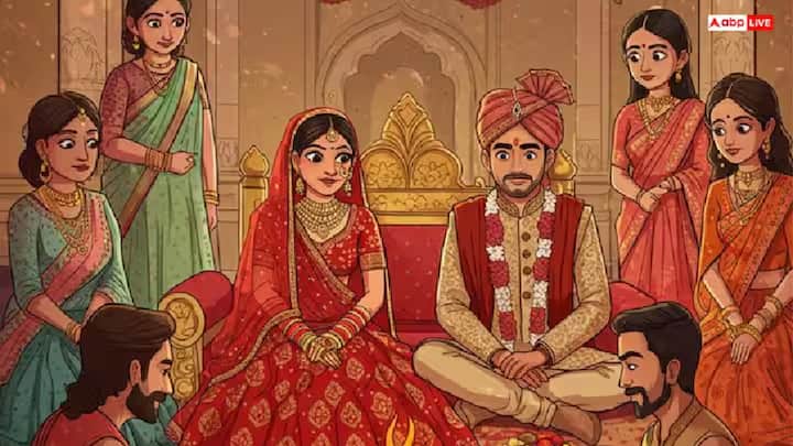 એવું કહેવાય છે કે પુરુષનું હૃદય તેના શરીરની ડાબી બાજુએ સ્થિત છે. તેથી, કન્યા પતિની ડાબી બાજુએ બેઠેલી હોય છે, જે એ સંકેત છે કે તે હંમેશા તેના હૃદયમાં રહે છે. આ માન્યતા પતિ-પત્નીના સંબંધોમાં પ્રેમ અને સ્નેહ વધારે છે. હિન્દુ ધર્મમાં, ડાબી બાજુ અને ડાબા હાથને પ્રેમ, માયા અને સમજણનું પ્રતિક માનવામાં આવે છે. તેથી કન્યાને ડાબી બાજુએ બેસાડવી એ સંકેત છે કે લગ્ન પછી પતિ-પત્ની વચ્ચે પ્રેમ અને સંવાદિતા રહેશે.