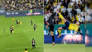 C Ronaldo: 40 வயசுயா உனக்கு..! ஒட்டுமொத்த ஸ்டேடியத்தையும் அலறவிட்ட ரொனால்டோ - காற்றில் பறந்து கோல் கிக்