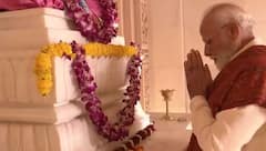 રામ મંદિરના શિખર પર વડાપ્રધાન મોદીએ લહેરાવી ધર્મ ધ્વજા, જુઓ શાનદાર તસવીરો