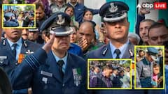 थरथरली, रडली, मुलीला घेऊन आली; पत्नीकडून नमांश यांना अखेरचा सॅल्यूट सर्व गहिवरले, VIDEO