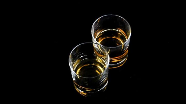 Now suppose you drank a glass of beer which contained 5% alcohol, and then drank a shot of whiskey which contained 42.8% alcohol. The body does not mix the two, nor does it matter in which order you drink them. The total amount of ethanol consumed by your body will determine the intensity of intoxication.