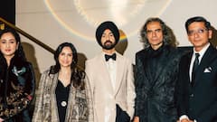 Diljit Dosanjh & Imtiaz Ali Exchange Namaste With Paps At International Emmys 2025