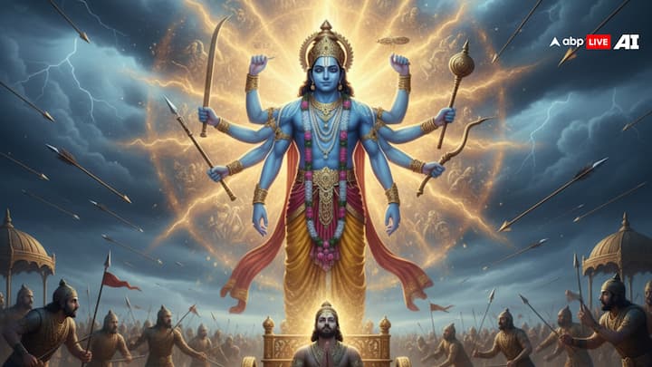 महाभारत युद्ध के दौरान कई बार श्रीकृष्ण ने ऐसी शक्तियां दिखाईं जो असलियत को बदलकर समय को रोक देती थी, खुद को कई गुना बढ़ा लेती थीं और अर्जुन का बचाव करती थीं.