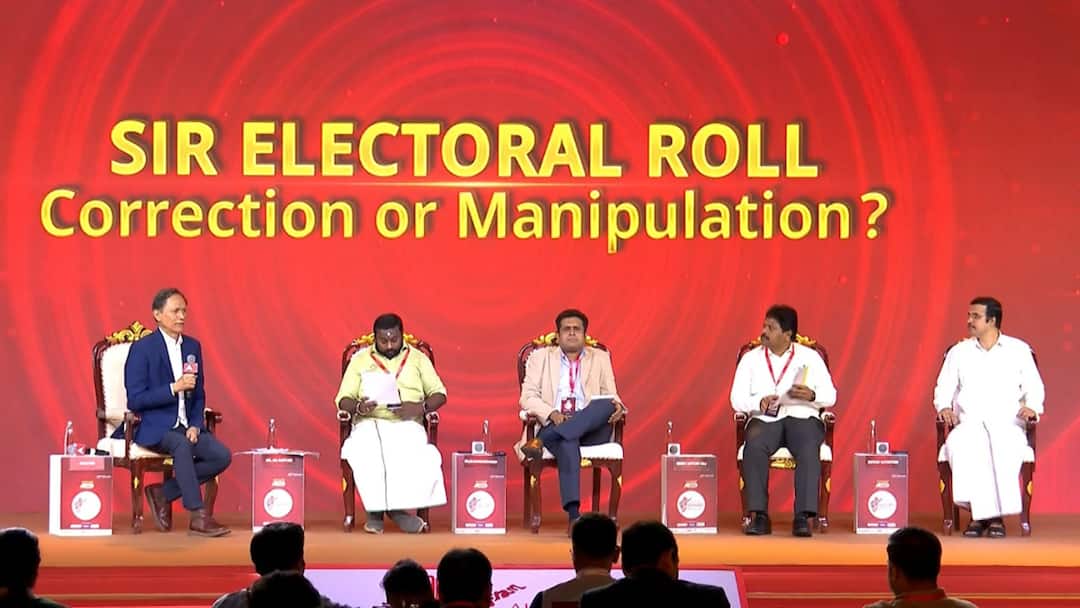 ABP Southern Rising 2025 SIR Row Explodes From ‘Scientific Vote Theft’ To ‘Disenfranchisement’ NDA INDIA ABP Southern Rising 2025: SIR Row Explodes From ‘Scientific Vote Theft’ To ‘Disenfranchisement’ Claims