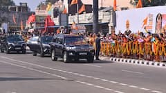 PM Modi Leads Grand Roadshow To Ram Temple Ahead Of Dhwajarohan Ceremony