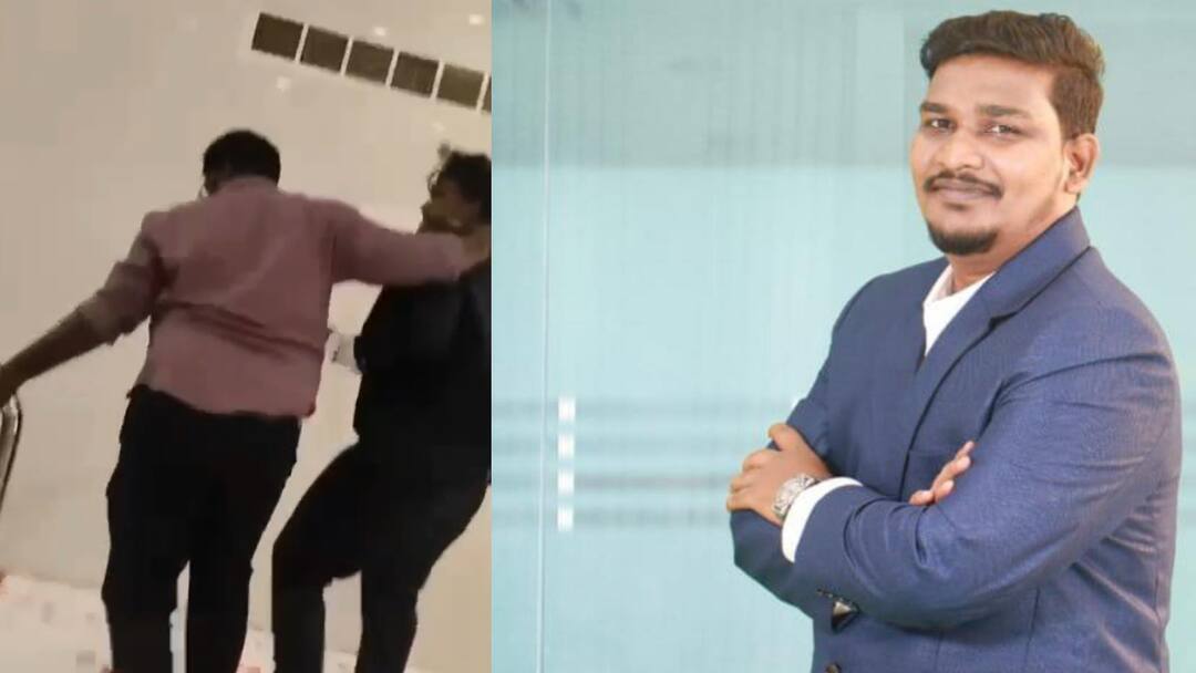 பங்கு சந்தை மோசடி: திருமண மண்டபத்தில் வெடித்த கோபம்! கோடிகளை இழந்தவர்கள் மாப்பிள்ளையை தாக்கிய அதிர்ச்சி சம்பவம்! gang of cheated men attacked a groom who had cheated them out of money in Pallavaram, Chennai tnn பங்கு சந்தை மோசடி: திருமண மண்டபத்தில் வெடித்த கோபம்! கோடிகளை இழந்தவர்கள் மாப்பிள்ளையை தாக்கிய அதிர்ச்சி சம்பவம்!