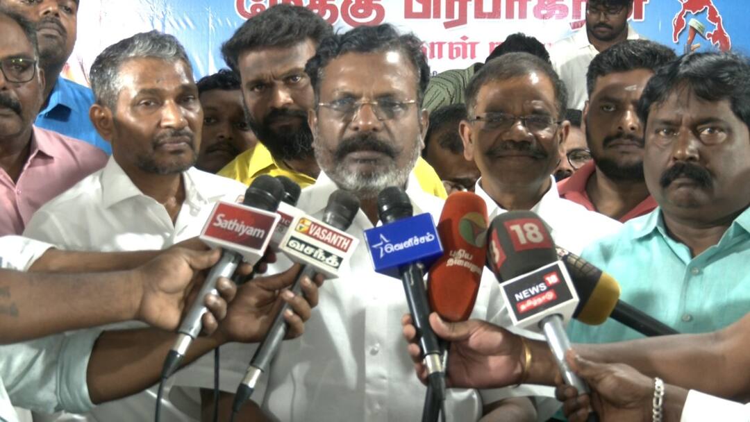 Vck leader Tirumavalavan talks about vijay and sengottaiyan பாஜகவிடம் விஜய் எச்சரிக்கை! செங்கோட்டையன் முடிவுக்கு பின்னால் சூழ்ச்சியா? - திருமாவளவன் பரபரப்பு பேட்டி