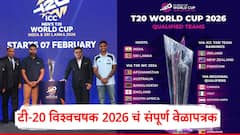 30 दिवस, 20 संघ अन् 55 सामने...; टी-20 विश्वचषक 2026 चं संपूर्ण Time Table, वेळ, ठिकाणांसह A टू Z माहिती
