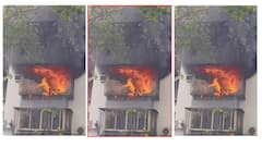 मुंबईतील इमारतीत आग, घर जळून खाक; अग्निशमन दलाच्या 5 गाड्या घटनास्थळी