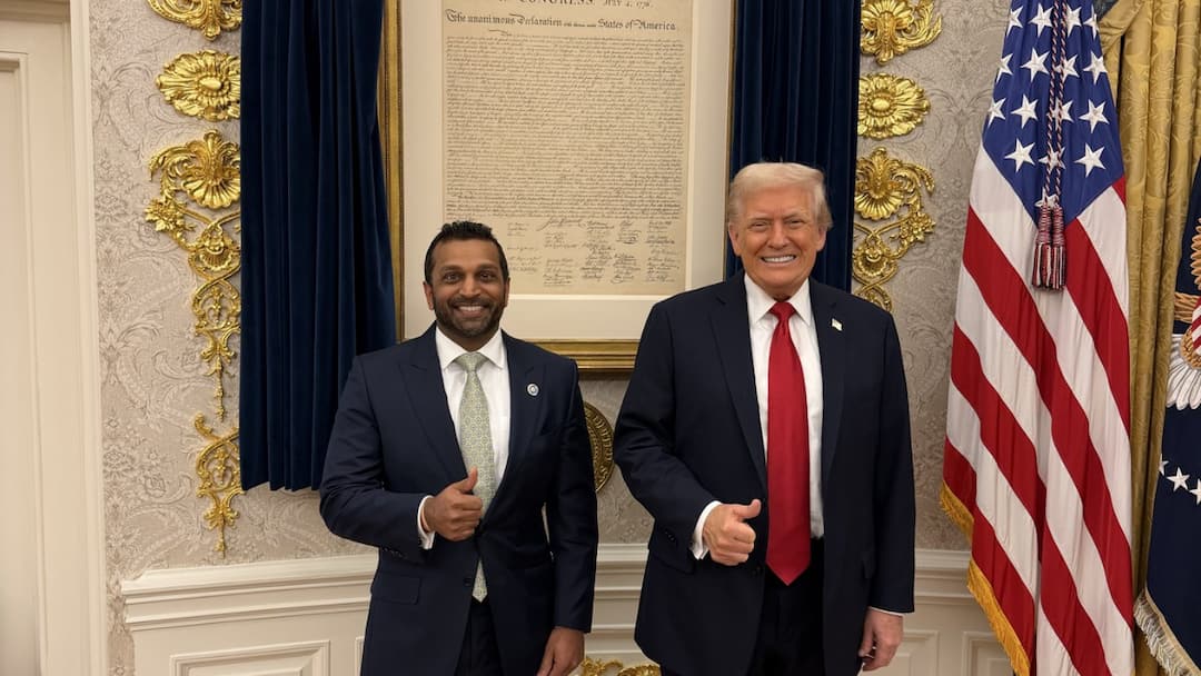 ‘He’s Doing A Great Job’: Trump Dismisses Talk Of Replacing FBI Director Kash Patel; Photo Of Duo Surfaces