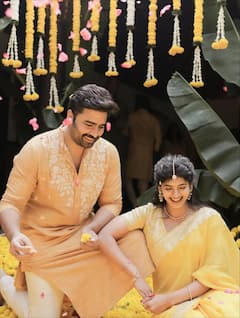 Nara Rohith Haldi Ceremony Photos: ఫంక్షన్ జరిగిన నెల తర్వాత... హల్దీ వేడుకలో నారా రోహిత్ - సిరి లేళ్ల హ్యాపీ మూమెంట్స్