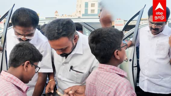 DMK MP helps Student |‘’சார் HELP பண்ணுங்க’’ உதவி கேட்ட சிறுவன் வியந்து பார்த்த MP