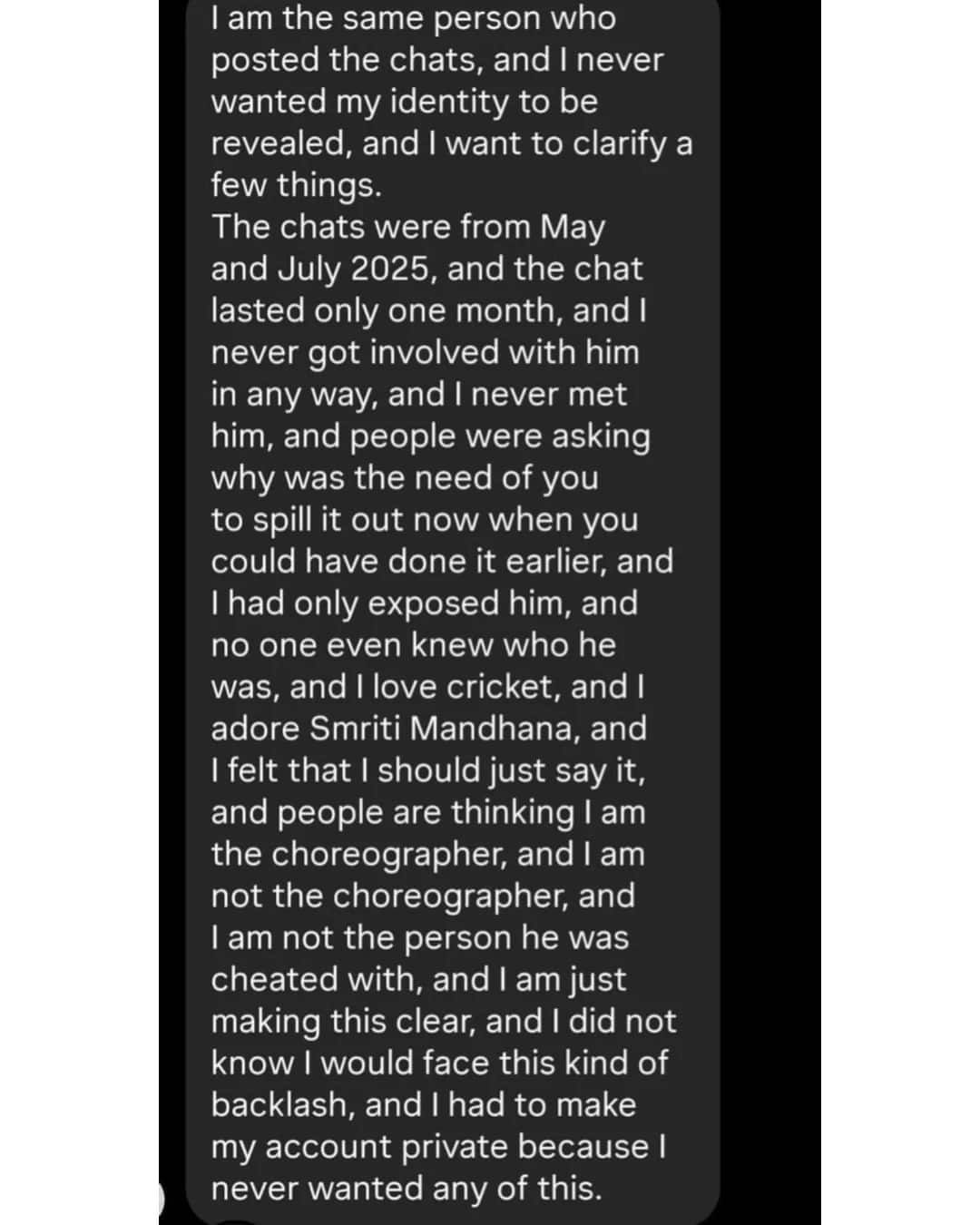 I respect Smriti Mandhana a lot...', said Mary D'Costa after her chat with Palash Muchhal went viral