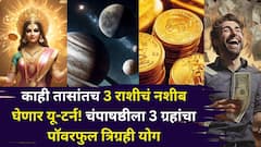 अवघ्या काही तासांतच 3 राशीचं नशीब घेणार यू-टर्न! चंपाषष्ठीला 3 ग्रहांचा पॉवरफुल त्रिग्रही योग, मोठ्या धनलाभाचे संकेत, ज्योतिषी सांगतात.. 