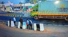 Phaltan Accident: भरधाव वेगात कंट्रोल सुटला, मिनी ट्रॅव्हल्स अक्षरश: हवेत उडून डिव्हायडरवर धडकली, फलटणमध्ये भीषण अपघात, एकाला चिरडलं