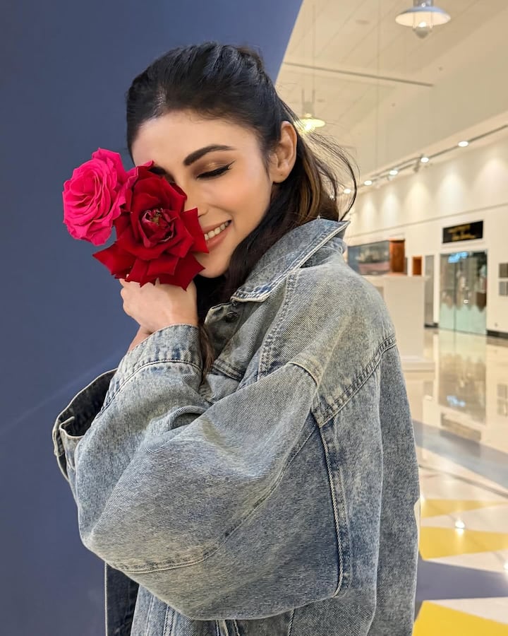 మౌనీ రాయ్ ఈ ఫోటోలను షేర్ చేస్తూ క్యాప్షన్లో ఇలా రాసింది చలికాలపు ఎండ, షూటింగ్, టీటీ మరియు చాలా డాన్స్..#ఆభారి, స్వీట్ నవంబర్