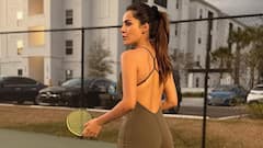 Ashu Reddy Photos: బాడ్మింటన్ కోర్టులో అషురెడ్డి... ఆ బ్యాక్ ఫోజ్ వెనుక కష్టం గురించి ఏం చెప్పిందో తెలుసా?