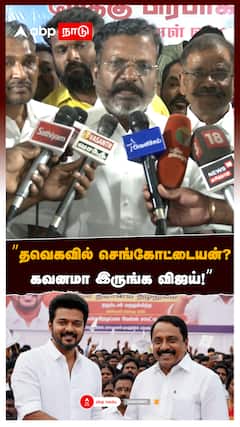 ’தவெகவில் செங்கோட்டையன்?கவனமா இருங்க விஜய்!’’:Thirumavalavan warns Vijay