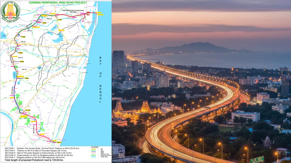 Chennai Peripheral Ring Road: இறுதிக்கட்ட பணிகள் தீவிரம்! சிங்கப்பெருமாள் கோயில் - பூஞ்சேரி சாலை டெண்டர் அறிவிப்பு! 2028-க்குள் திட்டம் நிறைவு?