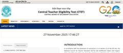 CBSE CTET 2026 Registration Begins at ctet.nic.in, Here’s How to Apply
