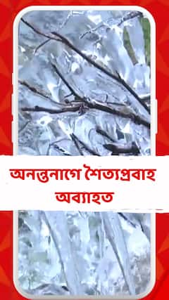 অনন্তনাগে শৈত্যপ্রবাহ অব্যাহত