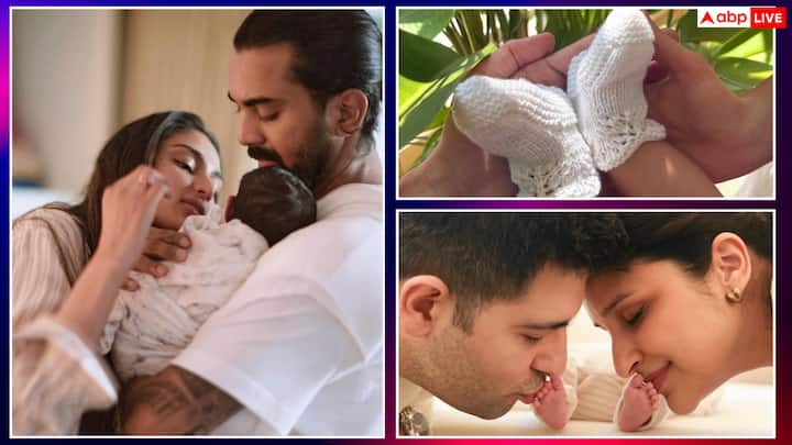 Bollywood Celebs Kids Name: इस साल कई कपल्स ने अपने बेबी का वेलकम किया. इसी मौके पर हम आपको बताने जा रहे हैं कि सेलेब्स ने अपने बच्चे का क्या नाम रखा है. आइए जानते हैं.