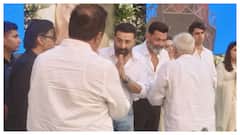 Salman, Aamir Among Attendees At Dharmendra’s Prayer Meet; Sunny & Bobby Deol Get Emotional