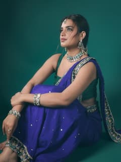 Nidhhi Agerwal PHOTO: સાડીમાં ગોર્જિયસ લાગી સાઉથ એક્ટ્રેસ નિધિ અગ્રવાલ, જુઓ સુંદર તસવીરો