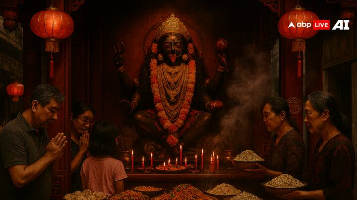 मां काली का यह मंदिर बंगाल की राजधानी कोलकाता के तांग्रा नामक जगह पर स्थित है, इसे चाइना टाउन के नाम से भी जाना जाता है. बता दें कि, चीन गृह युद्ध के दौरान यहां चीन के कई लोग शरणार्थी के रूप में आए थे, बाद में चीन की प्रथा की ही तरह स्थानीय लोग ने मंदिर में मां काली को नूडल्स चढ़ाना शुरू कर दिया है.