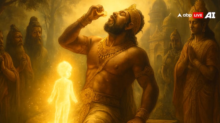 राजा युवनेश्व गलती से अपनी पत्नी के लिए बनी फर्टिलिटी दवा पी लेते हैं, जिससे राजा प्रेग्नेंट हो जाते हैं और बच्चा राजा की जांघ से बाहर निकलता है. लोग शायद ही इन बातों पर यकीन करें, लेकिन जब बाकी दुनिया जंगलों में जानवरों का शिकार कर रही थी, तब भारत के महान भारतीय दिमागों ने इन संभावनाओं की कल्पना की, जो किसी भी जीनियस से कम नहीं हैं.