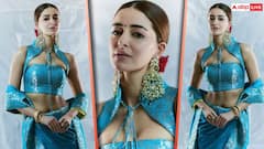 Saree: બનારસી સાડીમાં અનન્યા લાગી અપ્સરા, યૂનિક બ્લાઉઝ ડિઝાઇને ખેંચ્યુ બધાનું ધ્યાન