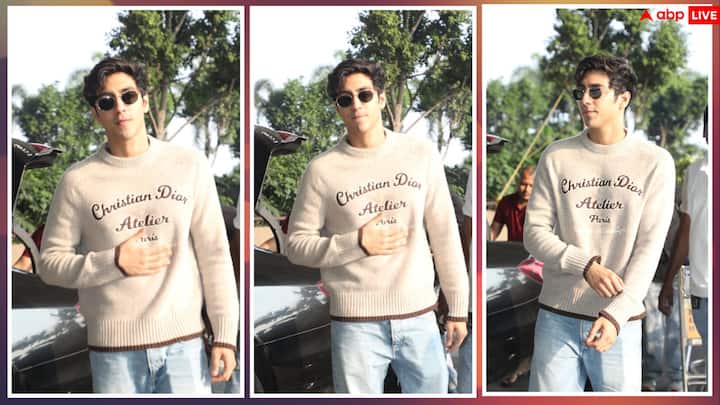 Ahaan Panday Airport Look: एक्टर अहान पांडे की एयरपोर्ट से कुछ लेटेस्ट फोटोज सामने आई हैं. जहां एक्टर फुल स्वैग में दिखे और अपने लुक से सबकी नजरे खींची. आइए देखते हैं उनकी ये फोटोज.